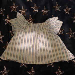 girls, zara stripped shirt